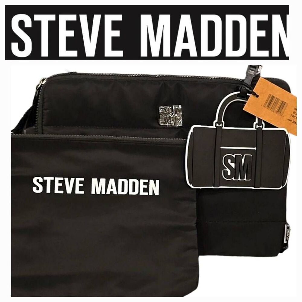 Steve‎ Madden 3-Piece Logo Travel Set